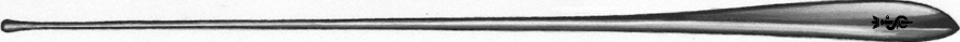 Aesculap Myrtenblattsonde - gerade, biegbar, Knopfspitze, Ø 1,5 mm oder 2,0 mm