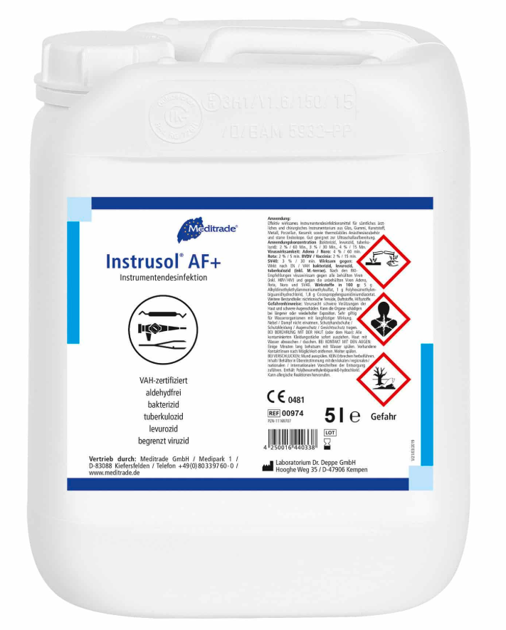 Instrusol AF + - Instrumentendesinfektionsmittel für Medizinprodukte