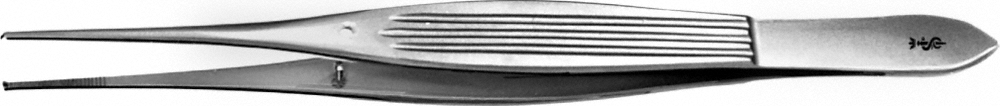 MC INDOE Gewebefasszange, gerade, fein - Länge 150 mm, Backenbreite: 1,30 mm, 1 x 2 Zähne