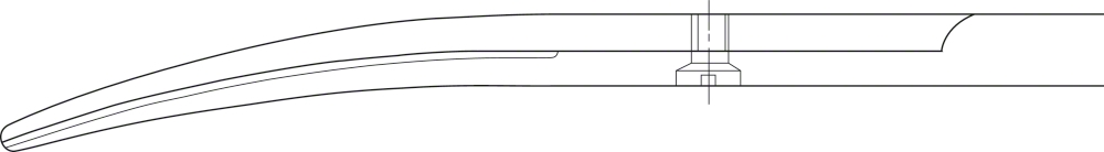MAYO-LEXER DUROTIP Präparierschere, gebogen - stumpf/stumpf, 165 mm