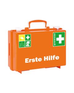 Erste-Hilfe Koffer SN-CD Norm mit Füllung Norm DIN 13157 - orange, ABS-Kunststoff