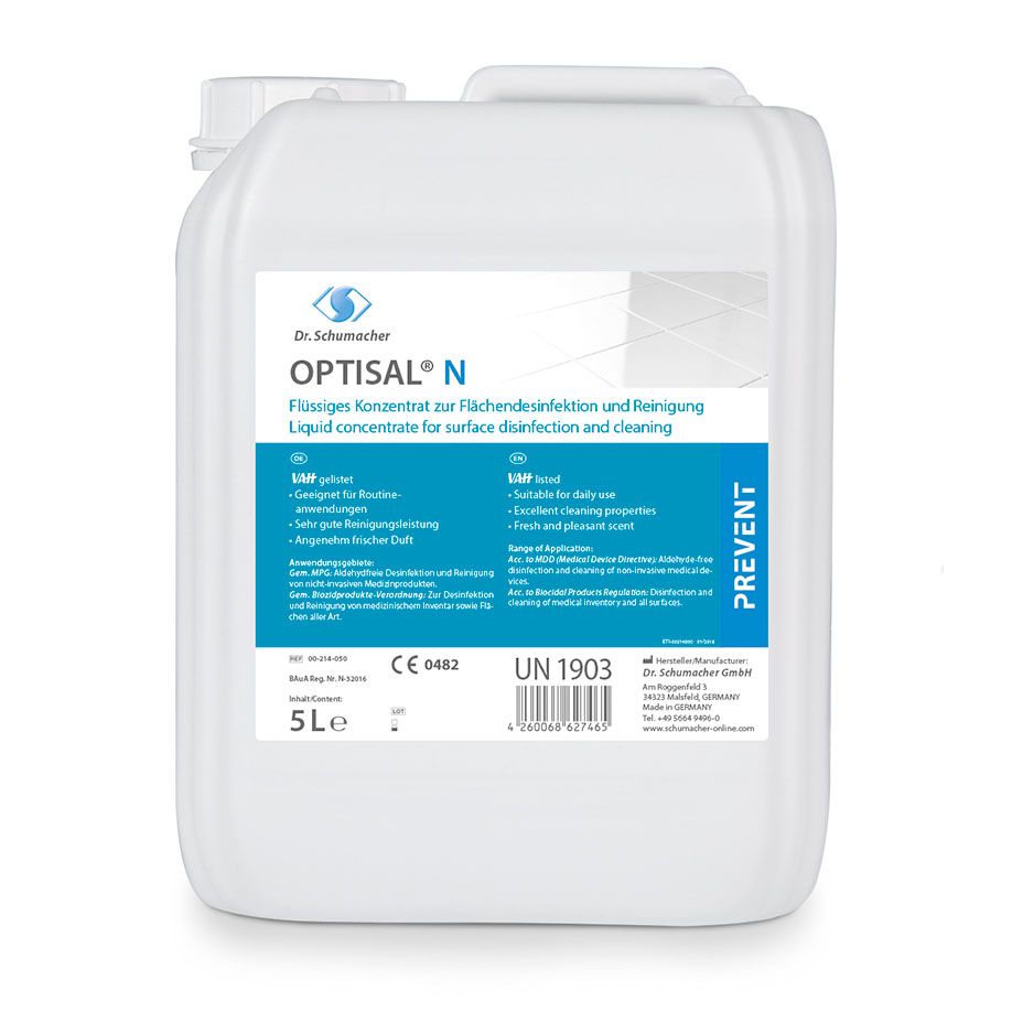 Optisal N - Desinfektionsmittelkonzentrat für nicht-invasive Medizinprodukte