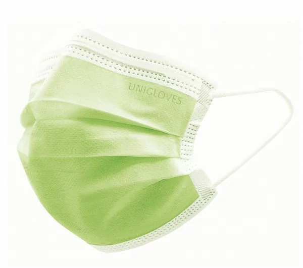 Unigloves Profil plus Mundschutz  - latexfrei mit Ohrschlaufen, EN14683, TYP - II R