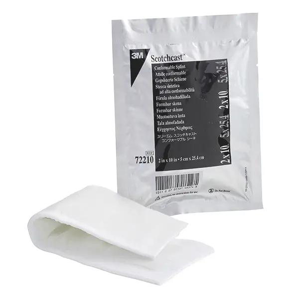Scotchcast Conformable Splint - Fertig gepolsterte Schiene, 10 Stück, einzeln verpackt