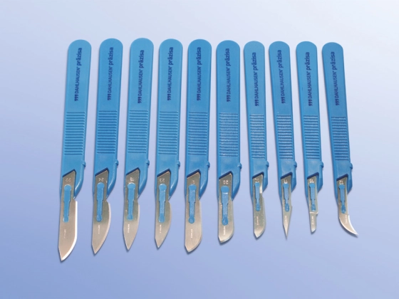 Einmal-Skalpelle Präzisa - 10 sterile Skalpelle aus hochwertigem Edelstahl