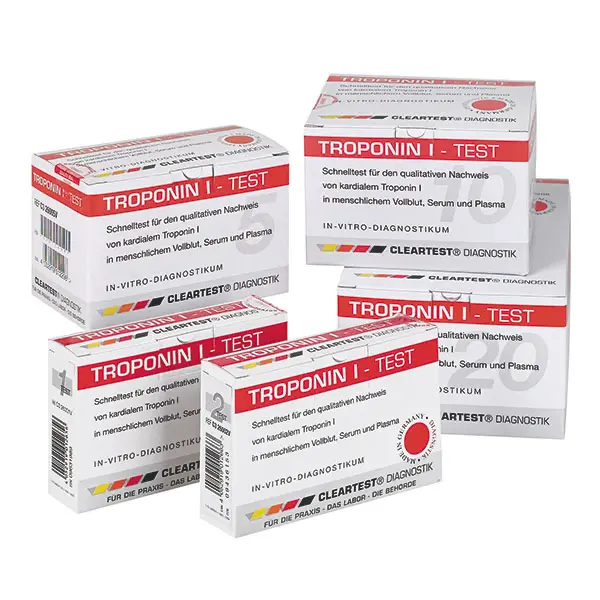 Cleartest Troponin I - Test zur sicheren Diagnose eines Herzinfarktes