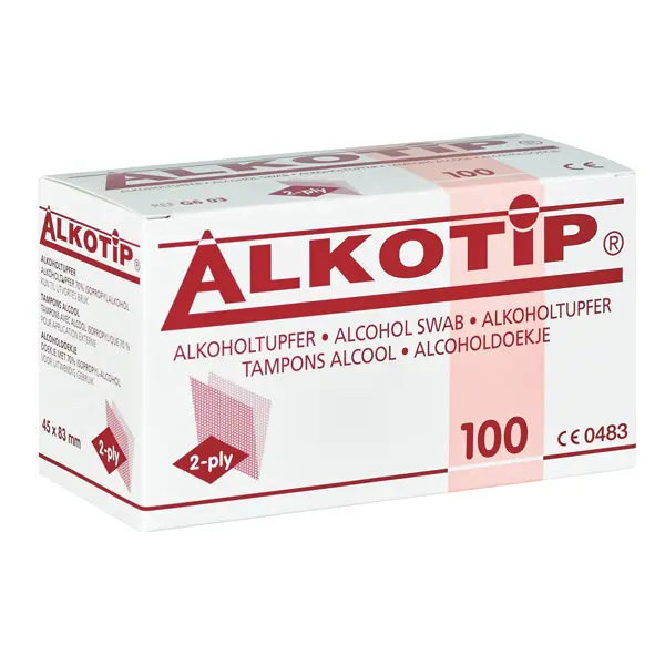 Alkotip Alkoholtupfer medium
