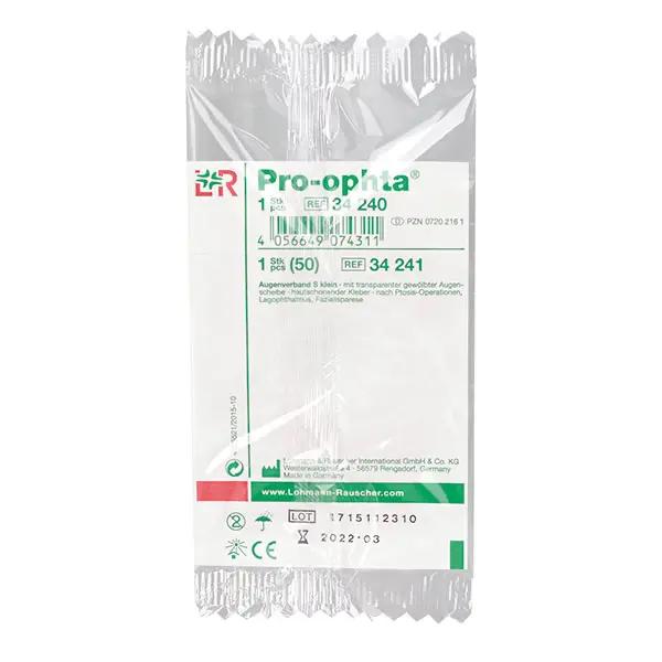 Pro-ophta Augenverband S - Gebrauchsfertiger, elastischer Uhrglasverband