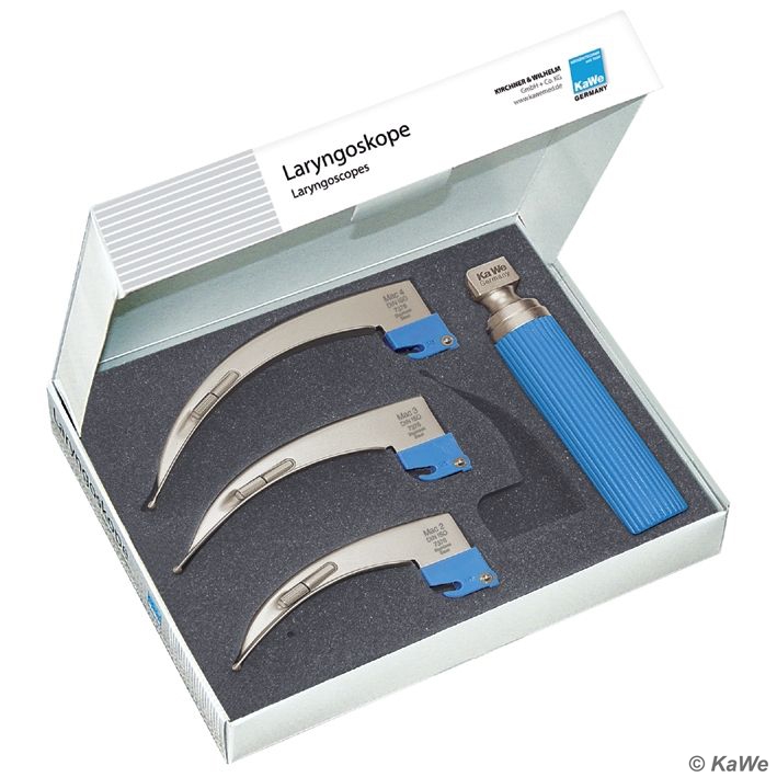 Laryngoskop-Set Economy Macintosh C 2,5V - Für Erwachsene
