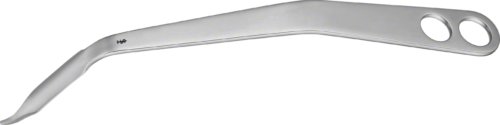 Aesculap HOHMANN Knochenhebel - gebogen, Spitze scharf