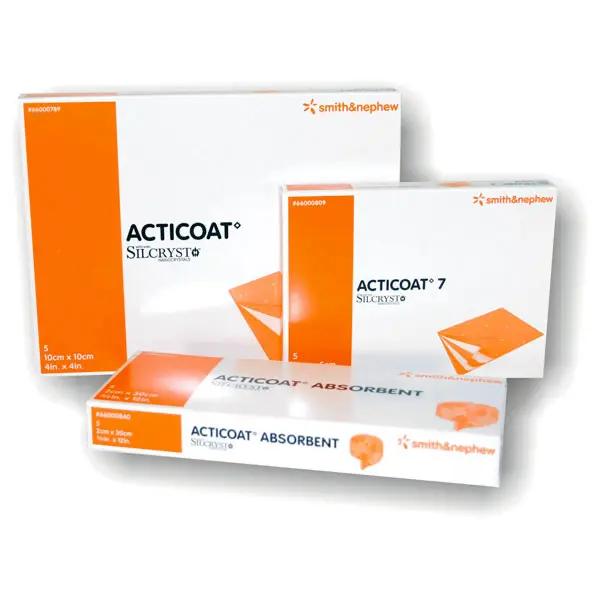 Acticoat - Antimikrobielle, mehrlagige Wundauflage mit Silberbeschichtung