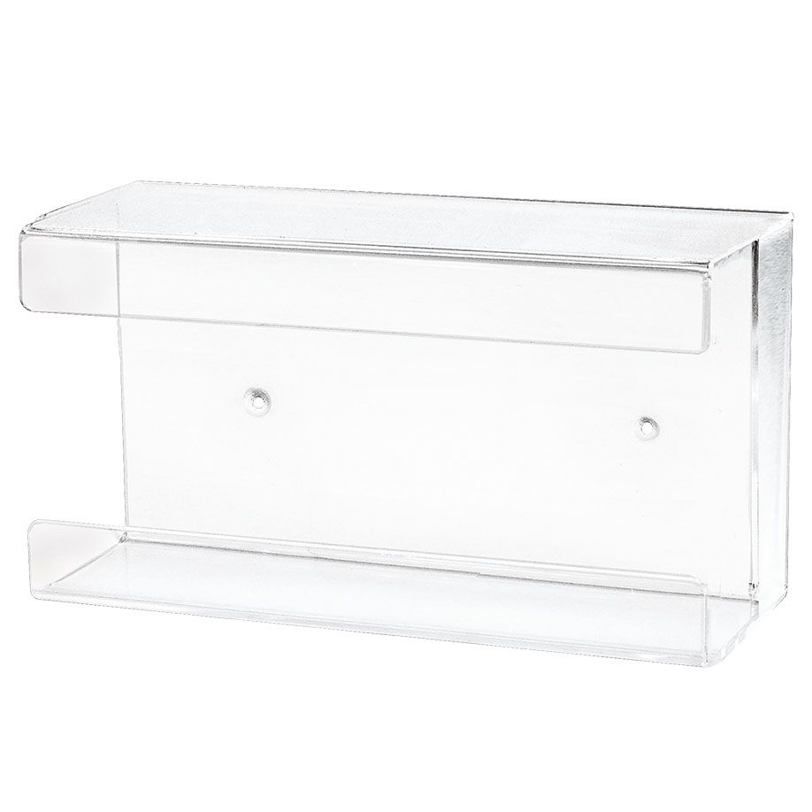 Handschuhbox-Halterung XL -Plexiglas/Acryl, transparent, inkl. Befestigungsmaterial