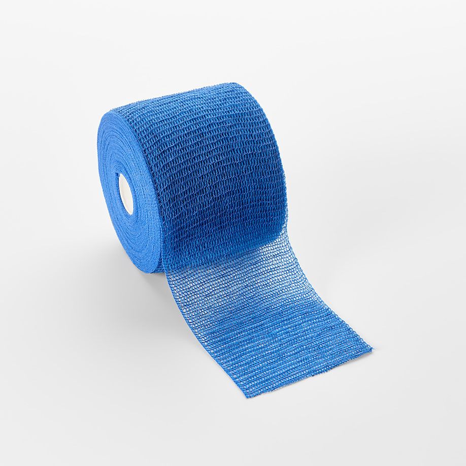 Miro haft krepp color, 8cm x 20m  - Kohäsive, elastische Fixierbinde, gekreppte Struktur