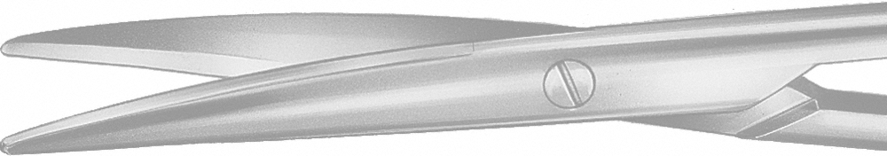 LEXER DUROTIP Präparierschere, gebogen - stumpf/stumpf, 165 mm, schlankes Modell