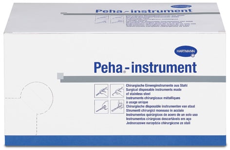 Mayo-Hegar Nadelhalter - Peha-Einmalinstrument aus matt gebürstetem, hochwertigem Stahl