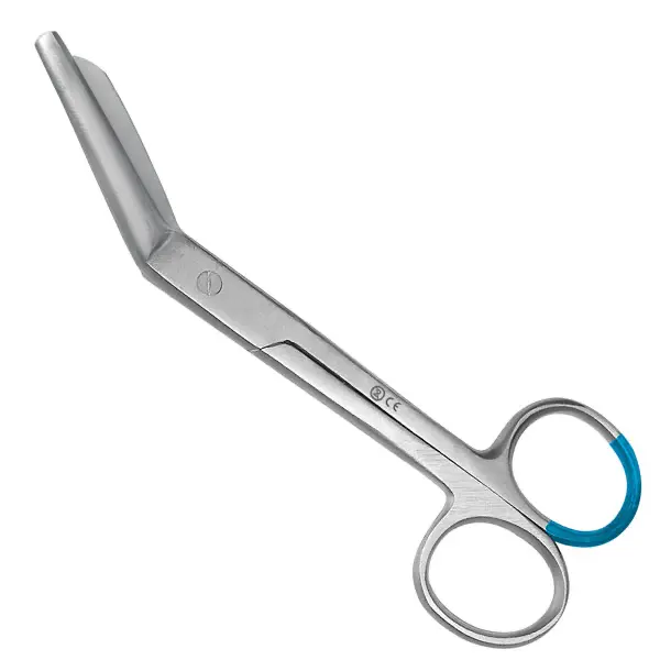 Braun-Stadler Episiotomie Schere - Abgewinkelt, Zum Einmalgebrauch, Länge 14,5 cm