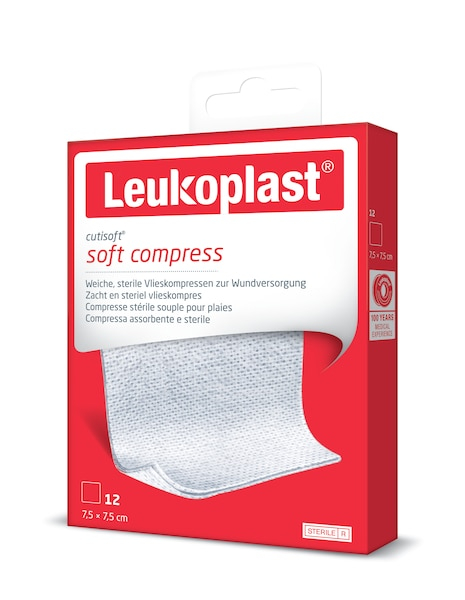 Leukoplast cutisoft - sterile Vlieskompressen für empfindliche Haut