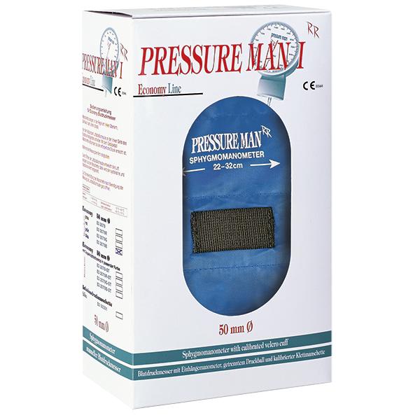Pressure Man I - Blutdruckmesser mit Klettmanschette in verschied. Farben