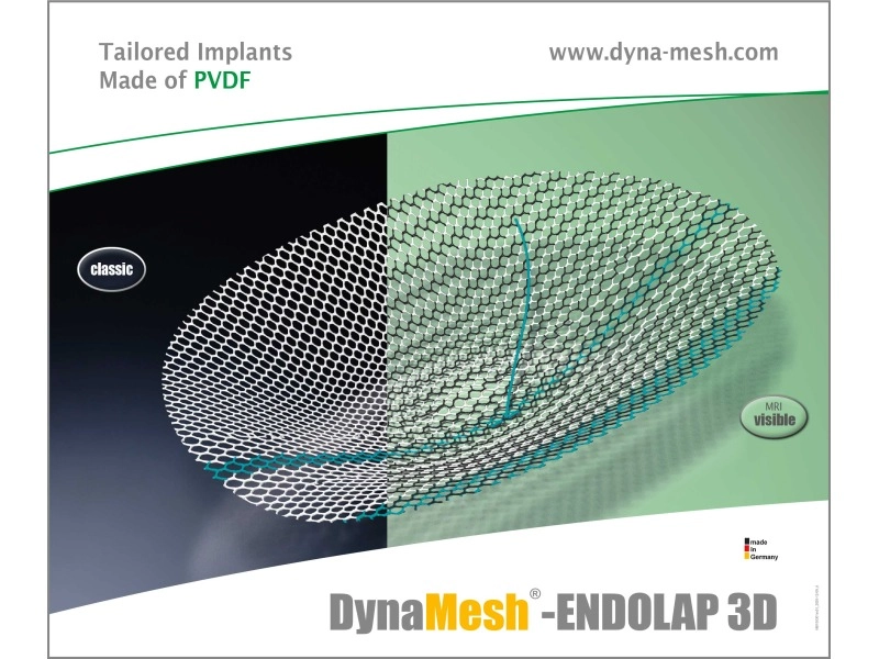 DynaMesh ENDOLAP 3D - Implantat zur Reparation von Leistenhernien