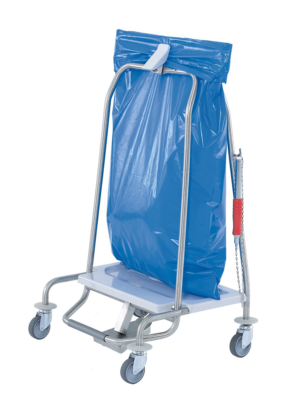 Abfallsammler Clappy, 70 Liter - Tretmechanismus, autom. Bremse, Bodenwanne, etc.
