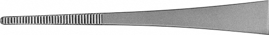 GILLIES Anatomische Pinzette, gerade - fein, 155 mm, Maulbreite: 1,60 mm, gerieft
