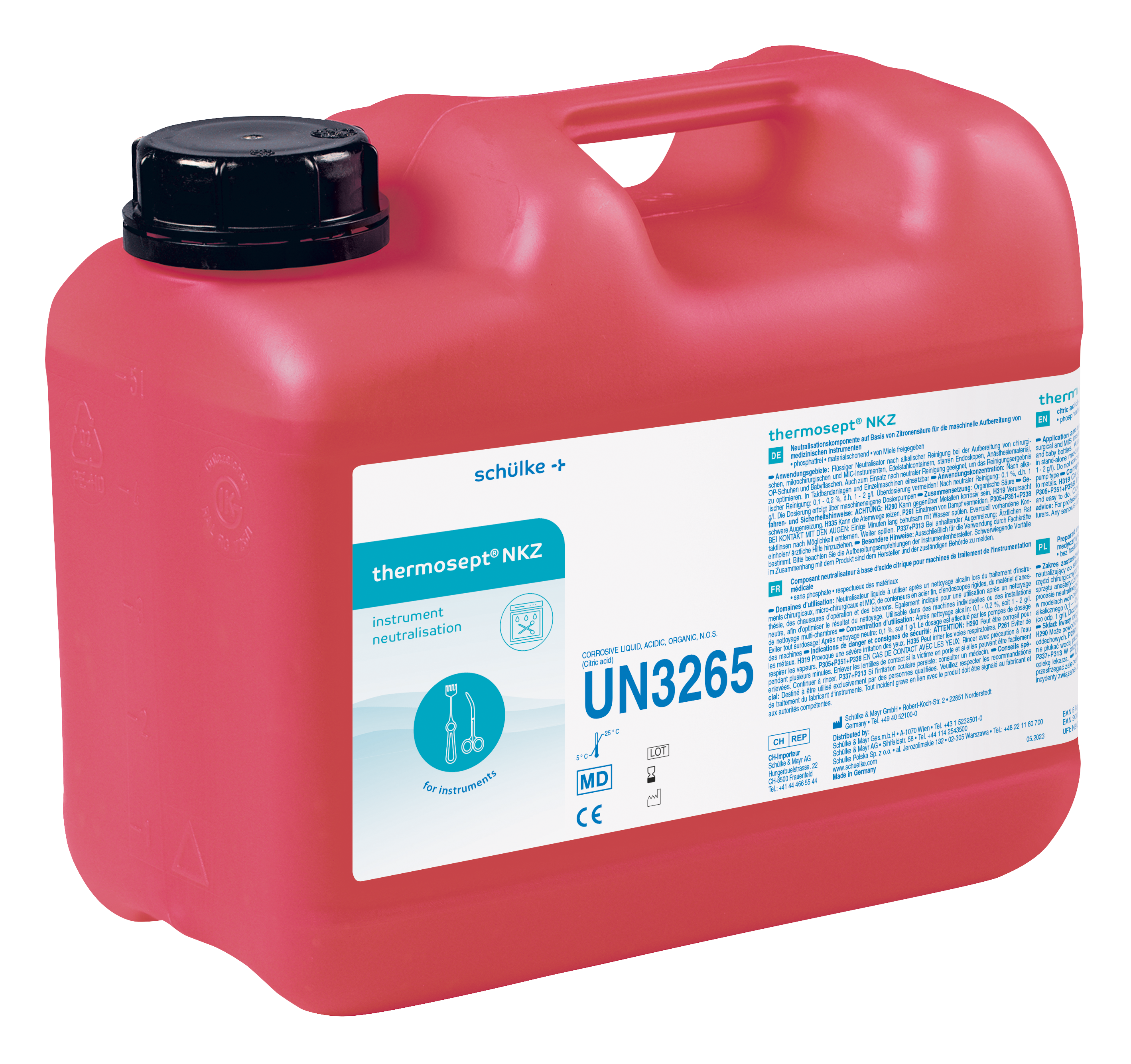 Thermosept NKZ - Neutralisator (Basis Zitronensäure) zur Aufbereitung von Medizinprodukten