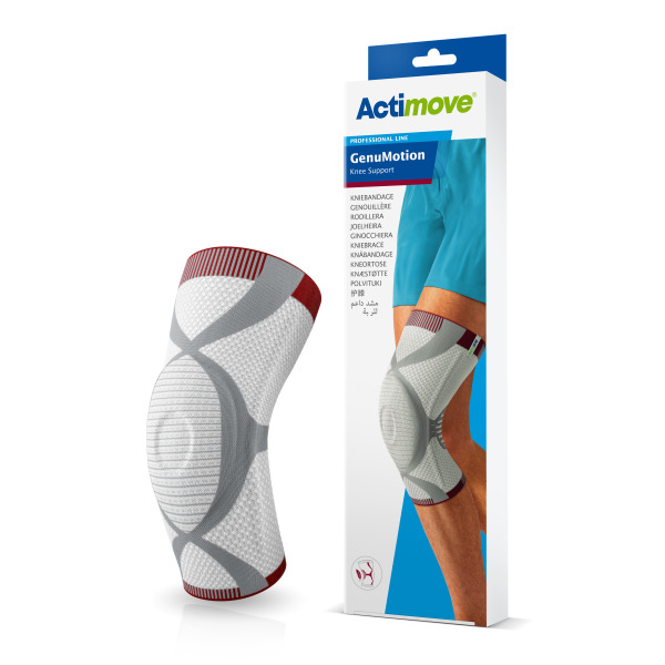 Actimove GenuMotion Kniebandage - weiß/rot/grau oder anthrazit
