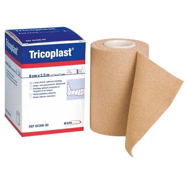 Tricoplast - Längs- und querelastische Klebebinde für stützende Verbände