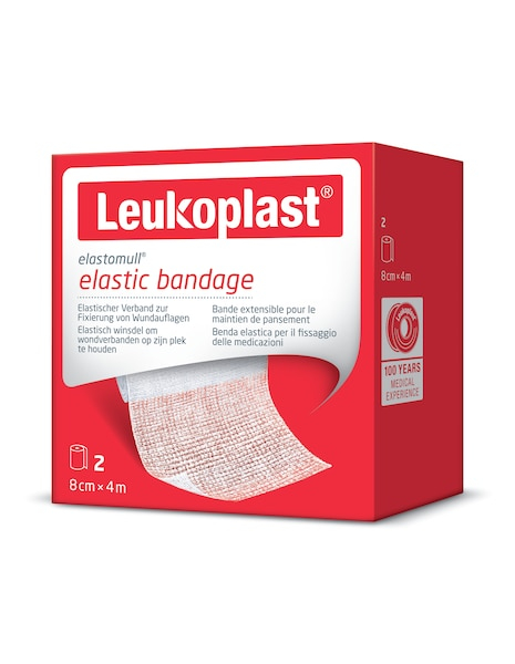 Leukoplast elastomull - weiße, elastische Fixierbinde