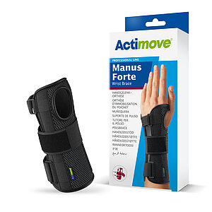 BSN Actimove Manus Forte Handgelenkorthese - mit Aluminiumschiene, schwarz oder hautfarben