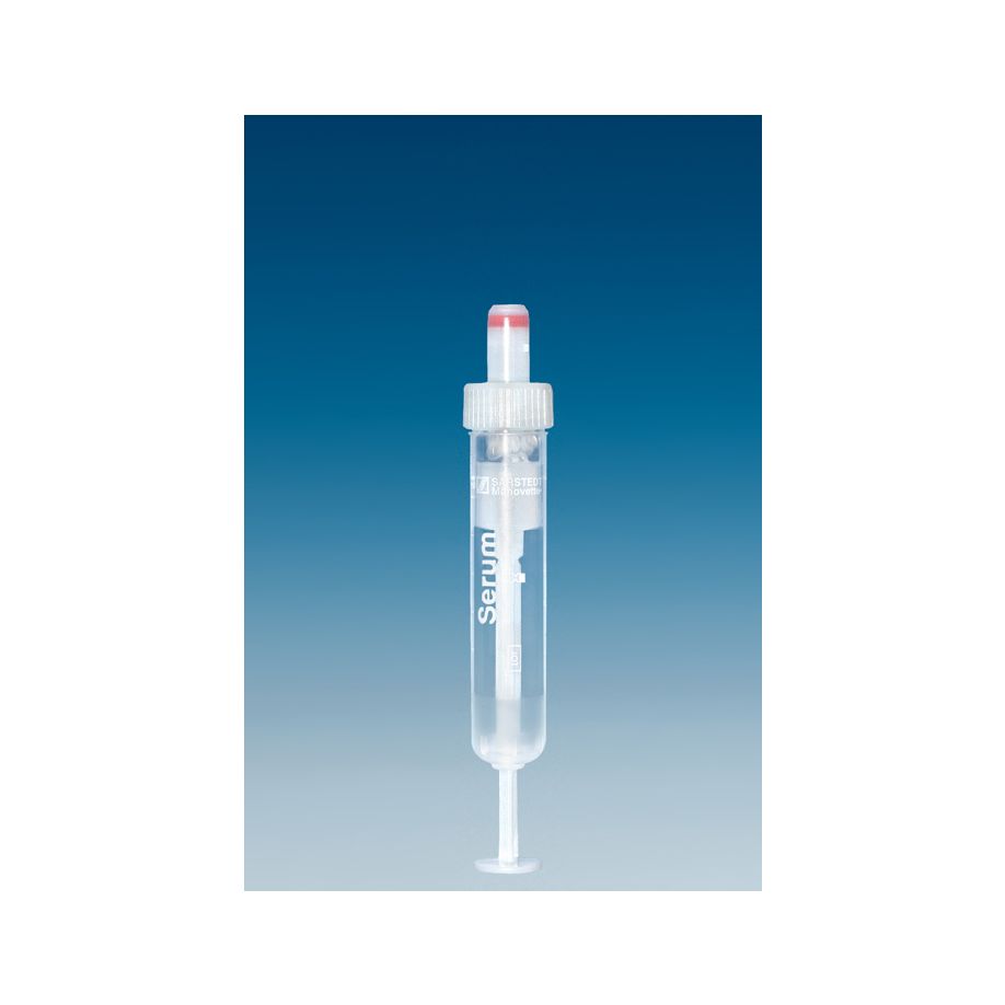 S-Monovette 5,5 ml, Serum, 75 x 15 mm - 50 Stück, grau, steril