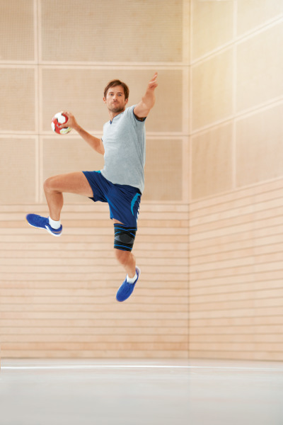 Actimove PowerMotion Oberschenkelbandage - anthrazit/blau
