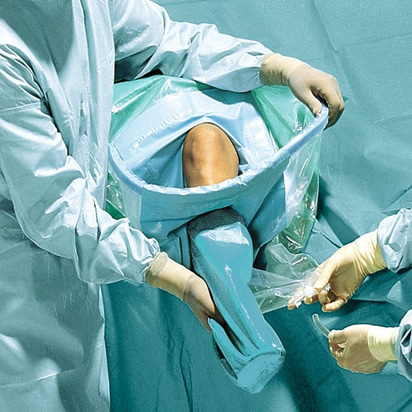 Foliodrape Protect Knie-Arthroskopie-Set III - 7 OP-Abdecksets