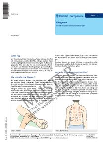 Patientenaufklärungsbögen, 50 Stück - Allergietest