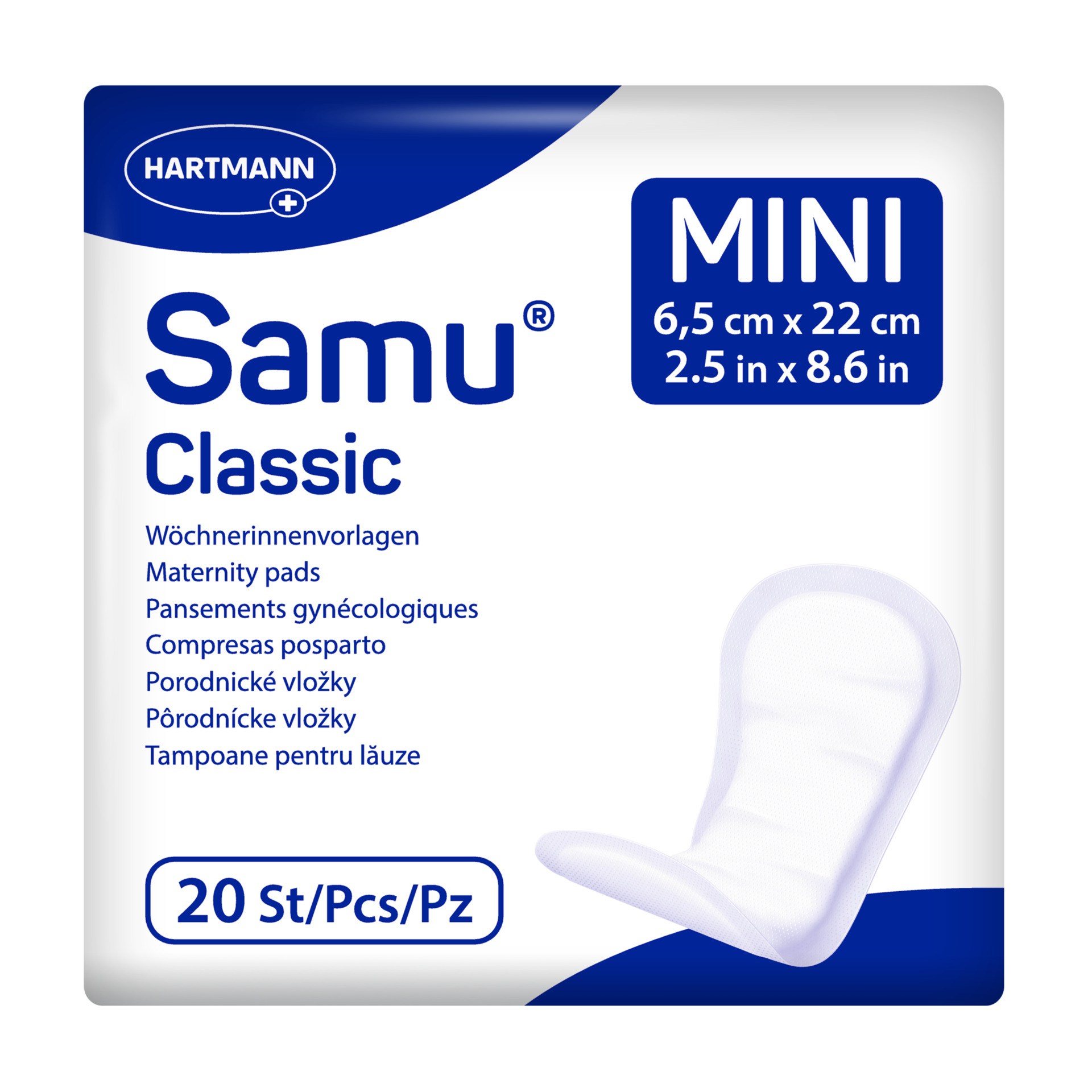 Hartmann Samu Classic - Wöchnerinnen-Vorlagen für sicheren Schutz