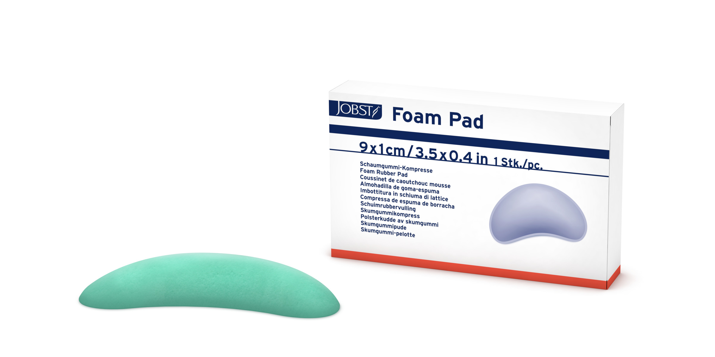 BSN JOBST Foam Pad - nierenförmiges Schaumgummipolster