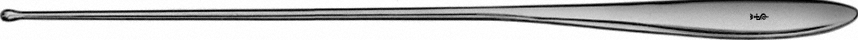 Aesculap Myrtenblattsonde - gerade, biegbar, Knopfspitze, Ø 1,5 mm oder 2,0 mm