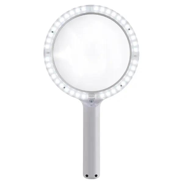 Lupenleuchte DERUNGS OPTICLUX Hand - Tageslichtqualität, dimmbar, 1.7x Vergrößerung