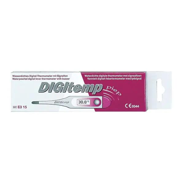 Digitemp Elektronisches Fieberthermometer mit Signalton und Abschaltautomatik