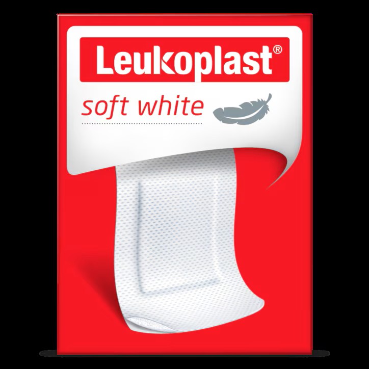BSN Leukoplast soft white - Wundschnellverband weiß, hautfreundlich, atmungaktiv, flexibel