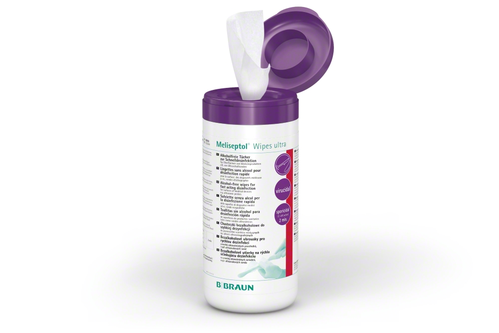 Meliseptol Wipes ultra - Desinfektionstücher für alkoholempfindl. Medizinprodukte/Flächen