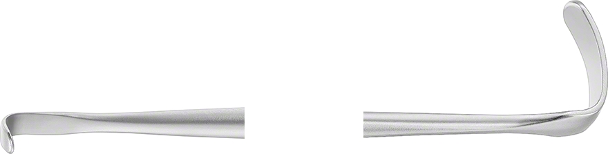 Aesculap RAGNELL Wundhaken, 15,0 cm - doppelendig, Maultiefe 5/14 mm, Maulbreite 3/6 mm