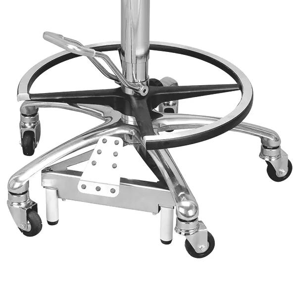 Chirurgischer Arbeitsstuhl ohne Armlehnen