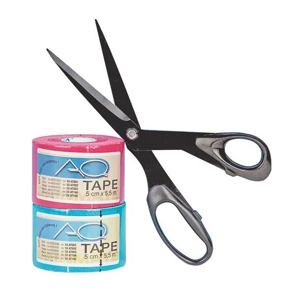 AQ-Tape Spezialschere für Tape - Verhindert Verkleben durch Titanbeschichtung
