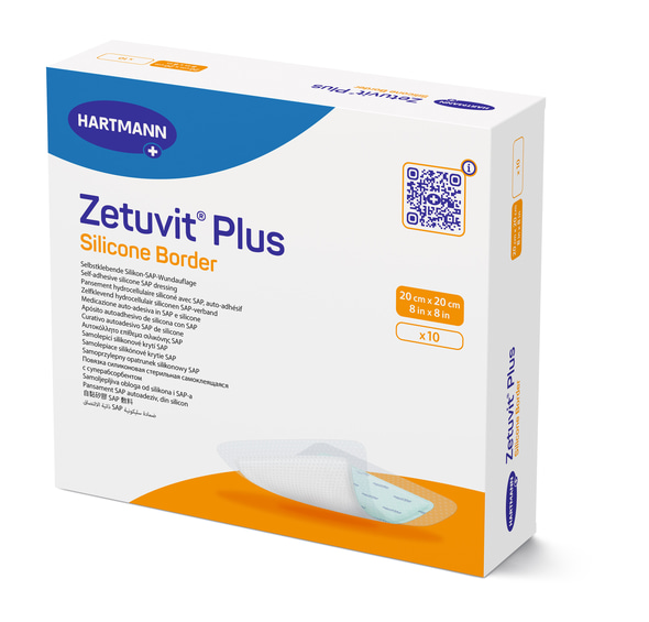 Zetuvit Plus Silicone Border - SAP-Wundauflage mit Silikon-Wundkontaktschicht