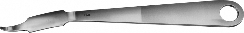 Aesculap HOHMANN Knochenhebel - gebogen, Spitze scharf