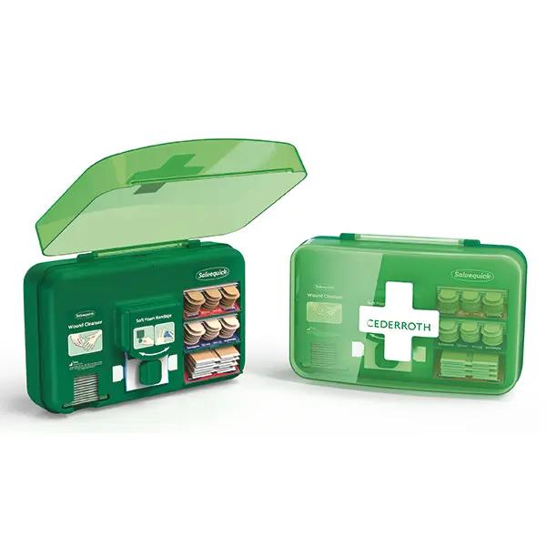 Cederroth Wound Care Dispenser - Set zur Versorgung kleinerer Wunden, nachfüllbar