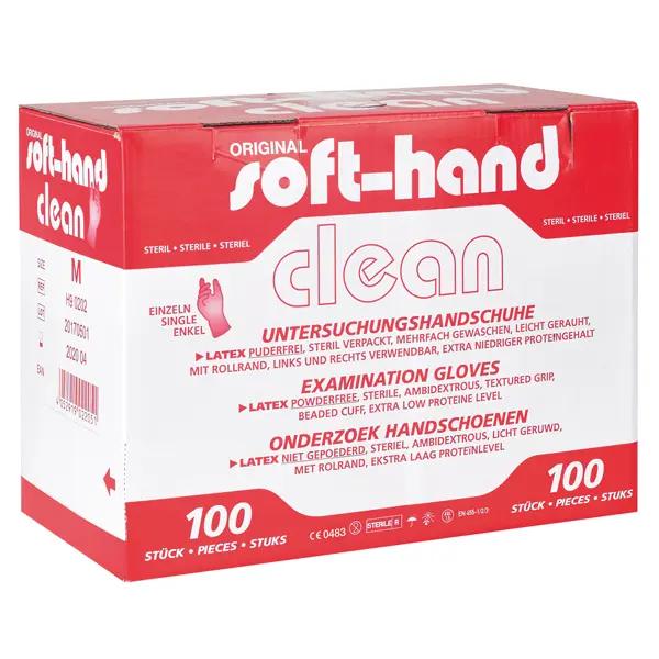 Soft-Hand Clean - Einzeln steril verpackte, puderfreie Untersuchungshandschuhe