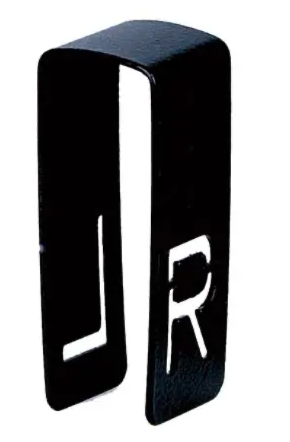 Röntgen-Metallklammer L/R  - Zur Markierung der Seite auf Röntgenaufnahmen