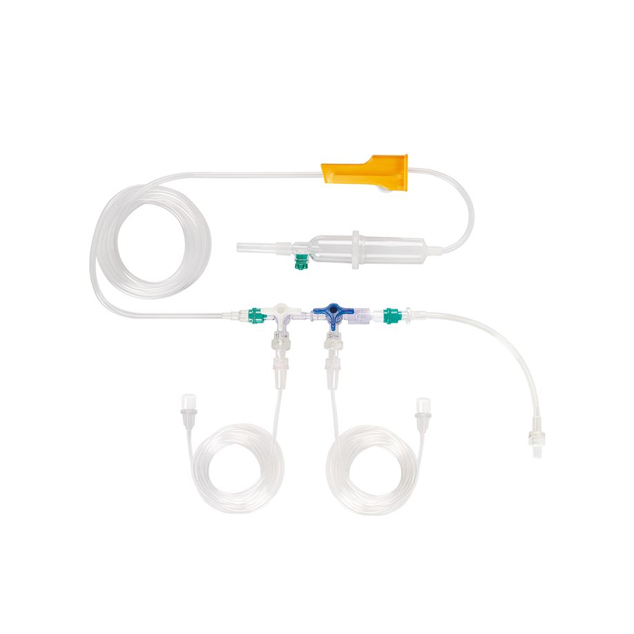 TIVA-Set Infusionssystem - 2-fach mit 2 Anschlussleitungen, 10 Stück
